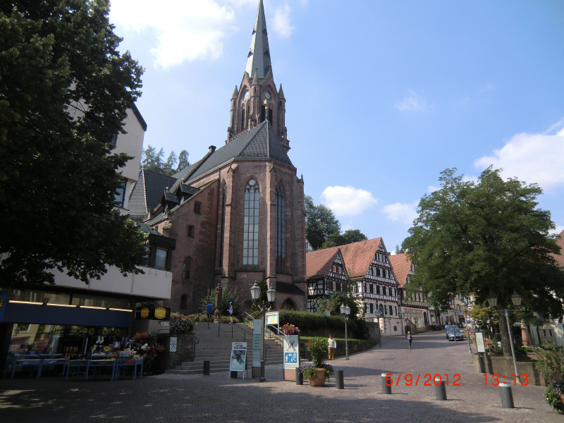 0009+Calw-Bad Liebenzell+Stadtkirche Calw
