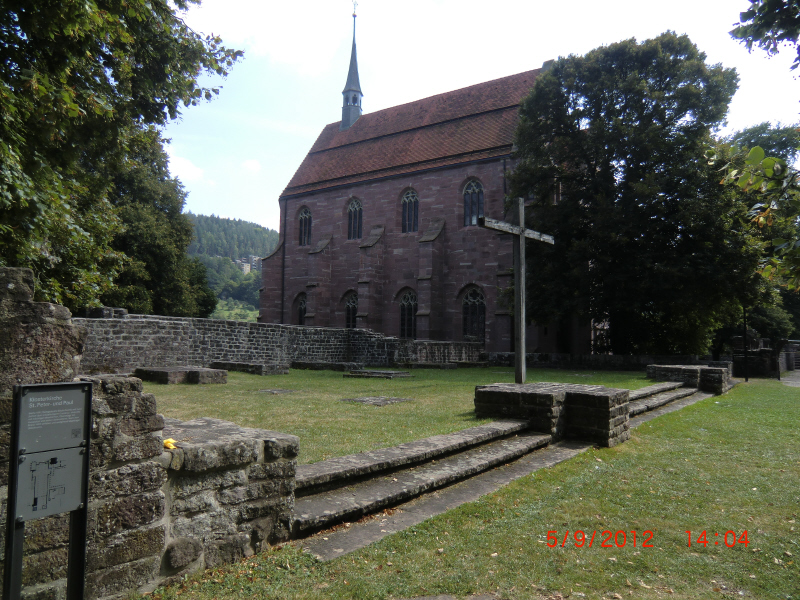 0019+Calw-Bad Liebenzell+Kloster Hirsau