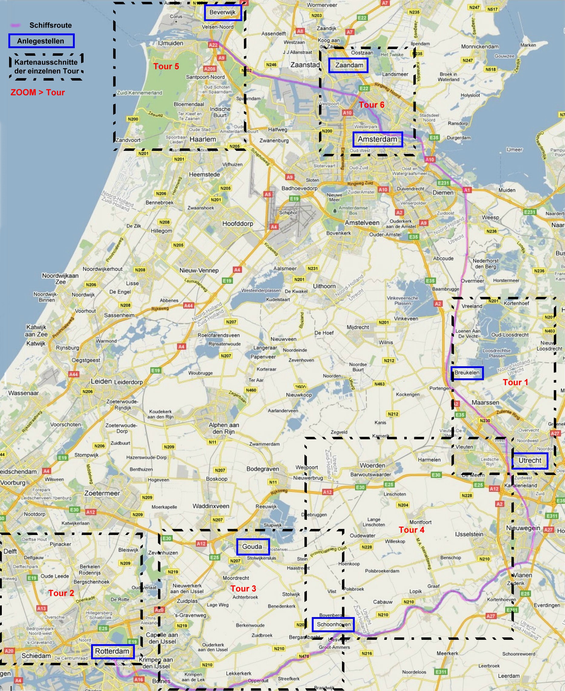 Meine Radreisen -Süd-Holland